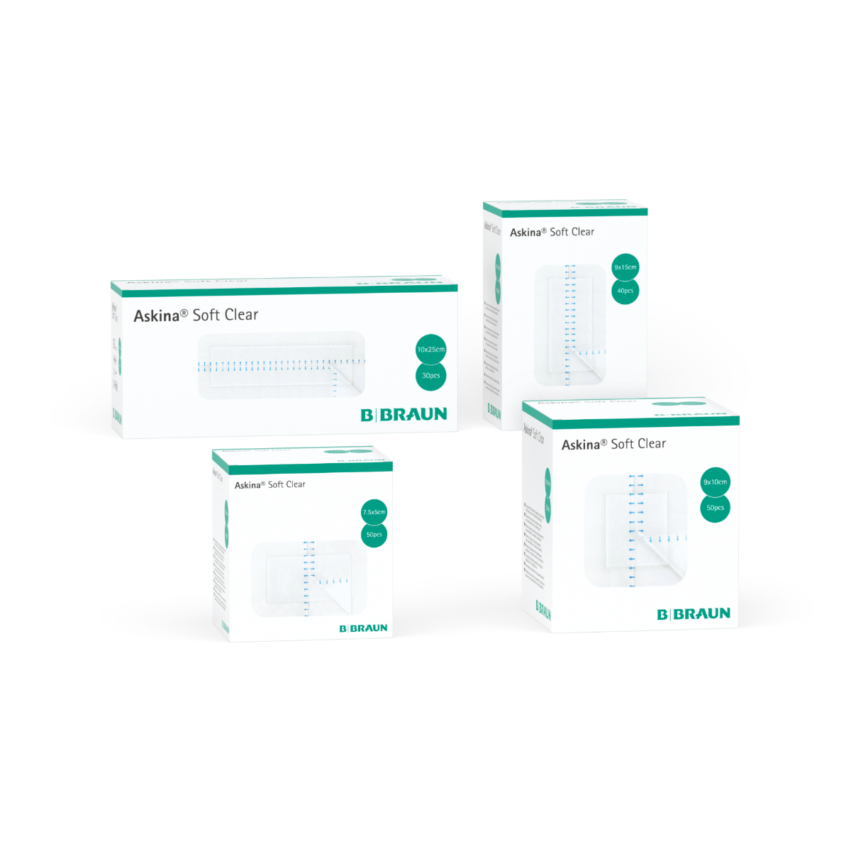 Askina® Soft Clear водоустойчиви превръзки