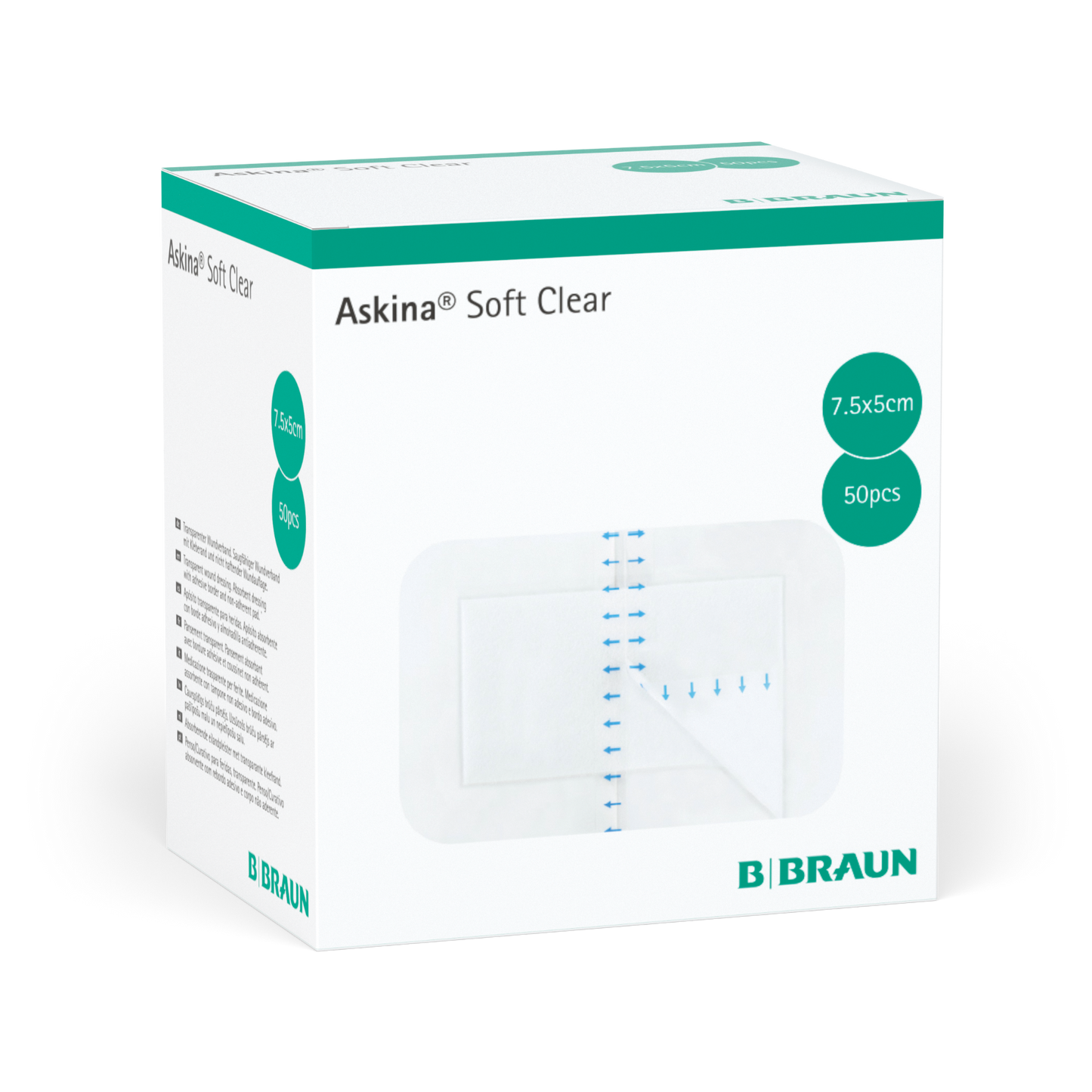 Askina® Soft Clear водоустойчиви превръзки